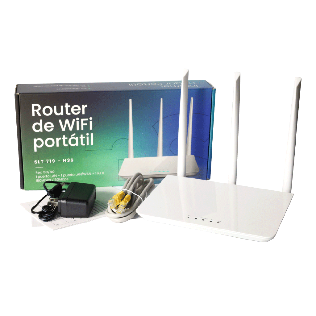 Módem Portátil red móvil 3G/4G con Puerto de Voz Tienda H3S